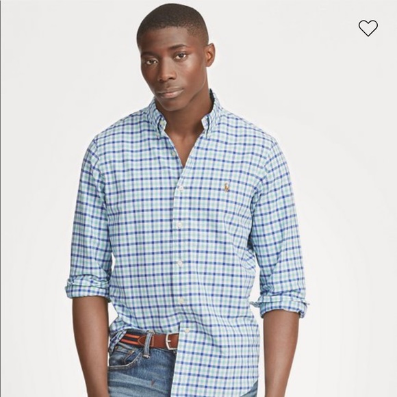 Ralph Lauren Other - Men’s Ralph Lauren Green & Blue Oxford Button Down